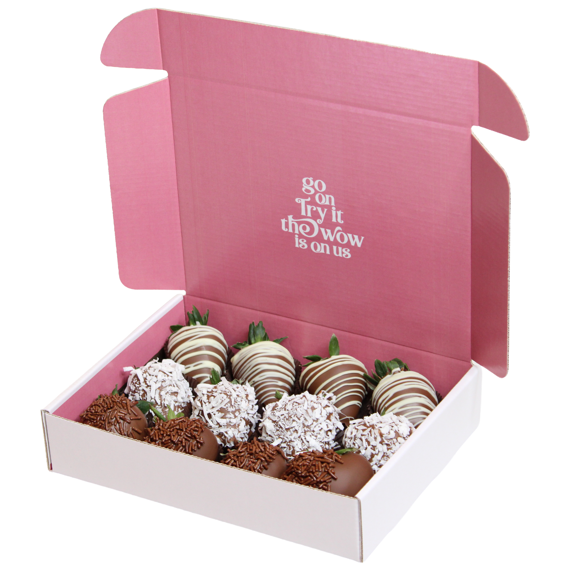 12 Deluxe Chocolate Covered Strawberries – Premium Gift | Grapevine TX